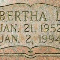 Bertha L TATE