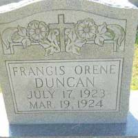 Francis Orene DUNCAN